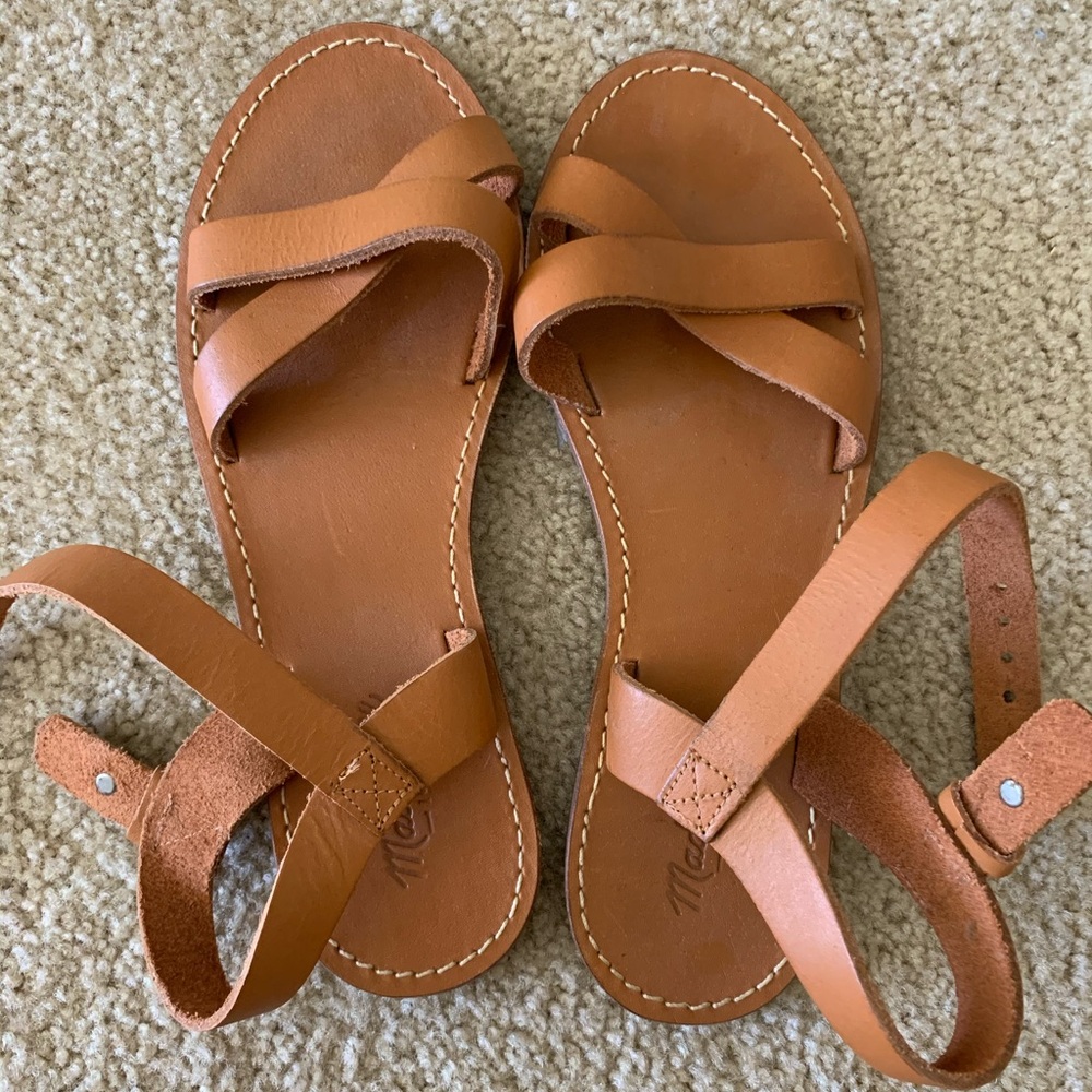 Madewell crisscross sightseer sandals size 8.5